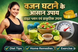 वजन घटाने के आसान उपाय: डाइट प्लान और वैज्ञानिक तरीके (Easy Weight Loss Tips: Diet Plan and Scientific Methods)