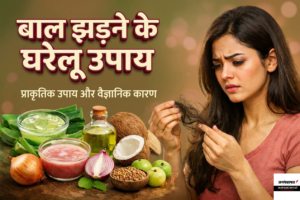 बाल झड़ने के घरेलू उपाय: कारण, वैज्ञानिक आधार और संपूर्ण समाधान