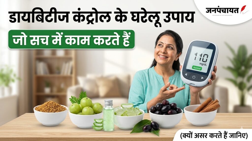 डायबिटीज कंट्रोल करने के घरेलू उपाय: प्राकृतिक तरीके और वैज्ञानिक कारण (Diabetes Control Tips Naturally: Home Remedies and Scientific Reasons)