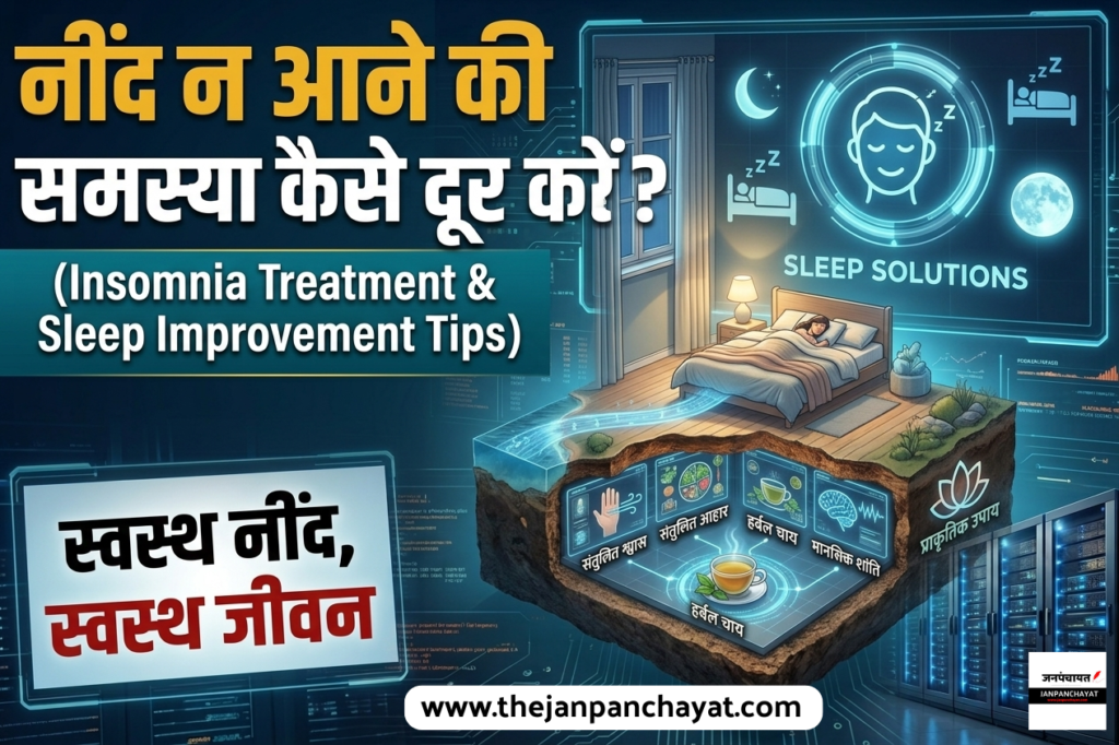 नींद न आने की समस्या कैसे दूर करें? (Insomnia Treatment & Sleep Improvement Tips)
