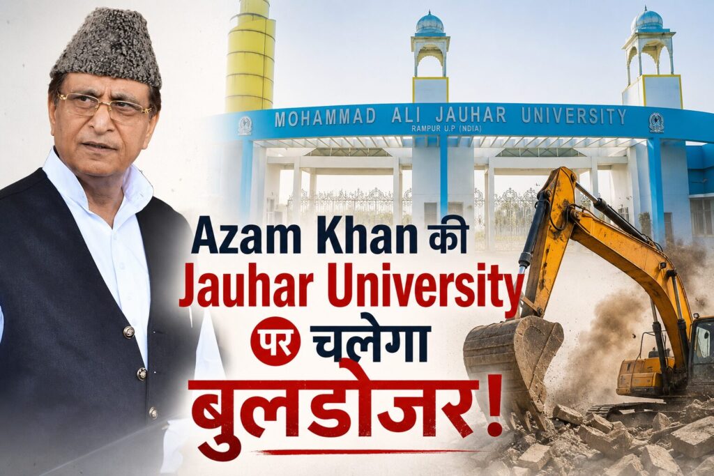 Azam Khan की Jauhar University पर चलेगा बुलडोजर